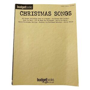 Hal Leonard BudgetBooks Christmas Songs Piano‎ Vocal Guitar Paperback Vintage